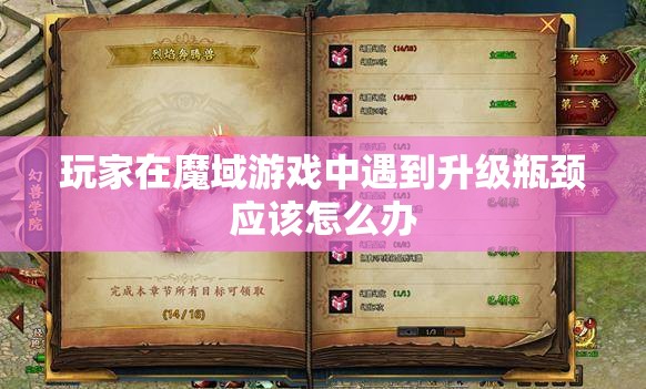 玩家在魔域游戏中遇到升级瓶颈应该怎么办